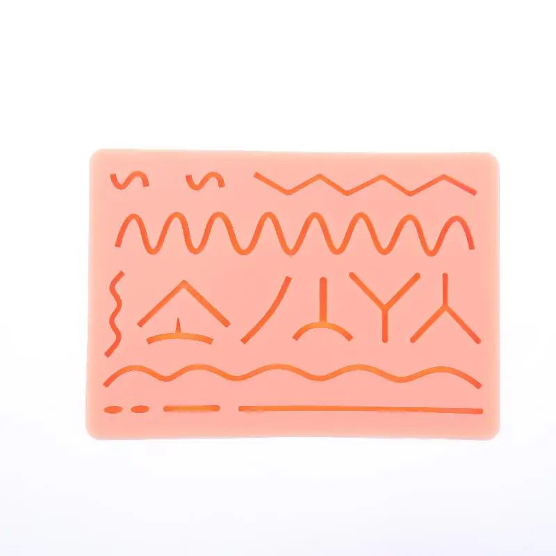 Skin Suture Model Wound Silicone Pad Y Traumatic Suturing Training Qme