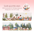 1 Roll Nature Camping Theme Scenic PET Tape for Scrapbooking DIY Collage Material Phone Case Notebook Decoration Qme 4