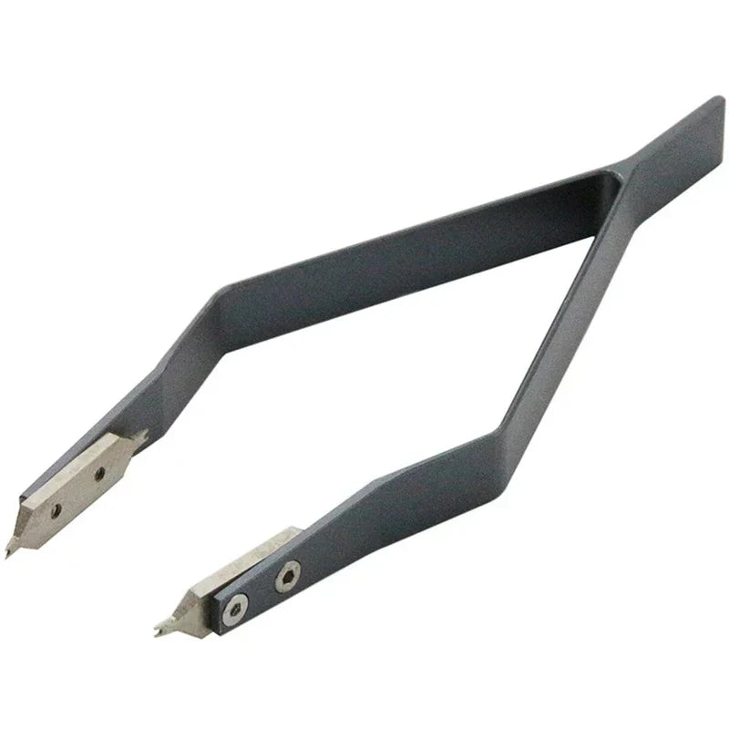 Rofessional Spring Bar Remove tool Stainless Steel 7825 V Type Rlx Watch Spring Bar Tweezers for Watchmaker Repair Watch Qme black