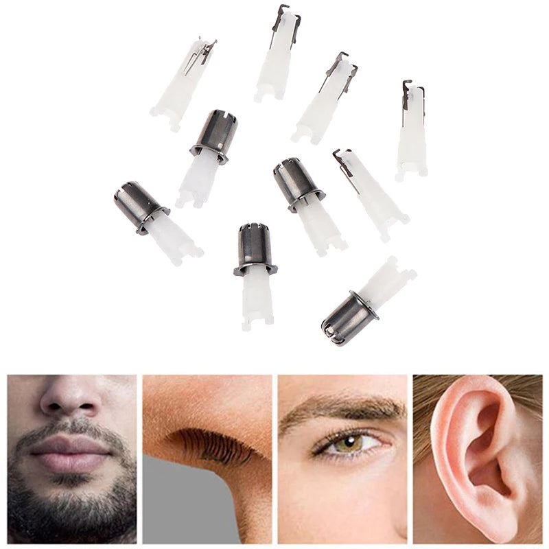 Nose Trimmer Heads Hair Cutter Replacement Head 3-in-1 Electric Qme