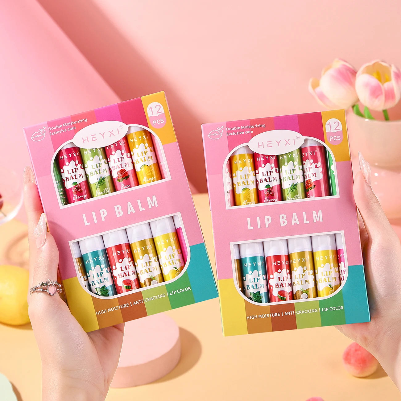 Lipstick Fruity Nourishing Lip Care 24-Hour Long-term Moisturizing Qme