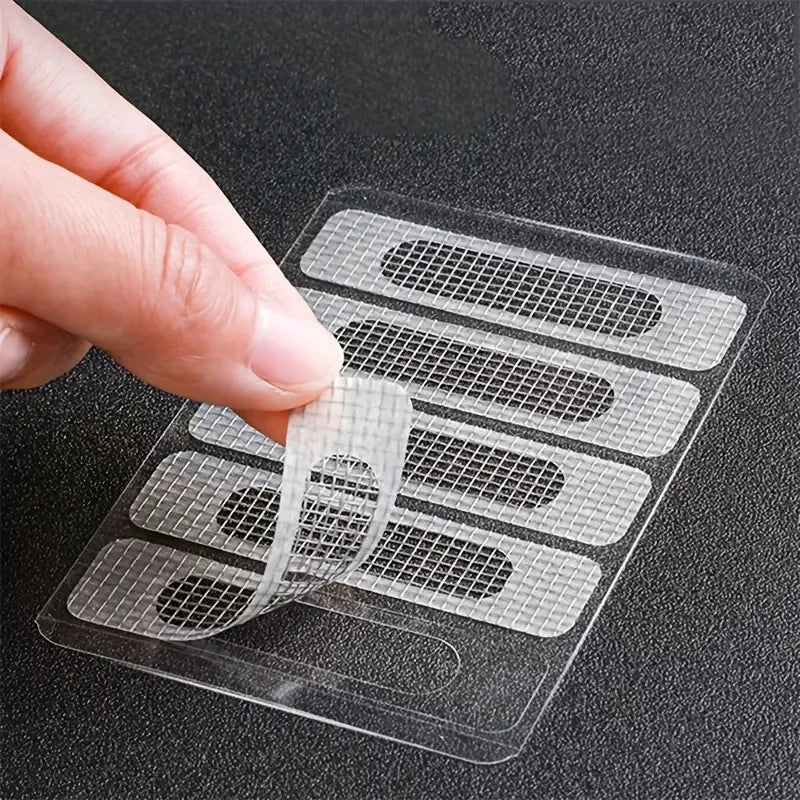 30 Strips/6 sheet Window And Door Screen Repair Patch, For Covering Window Door Tears Holes Screen Patch Repair Kit Qme