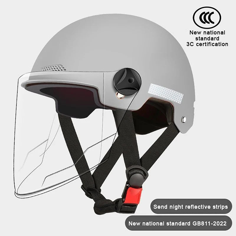 3C Certified Men's Women's Adult Cartoon Electric Bicycle Motorcycle Qme Gray B