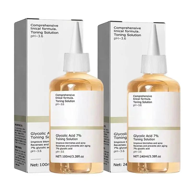 Glycolic Acid 7 Toning Solution Toner Acne Removal Lighten Marks Face Qme 240ml China Mainland