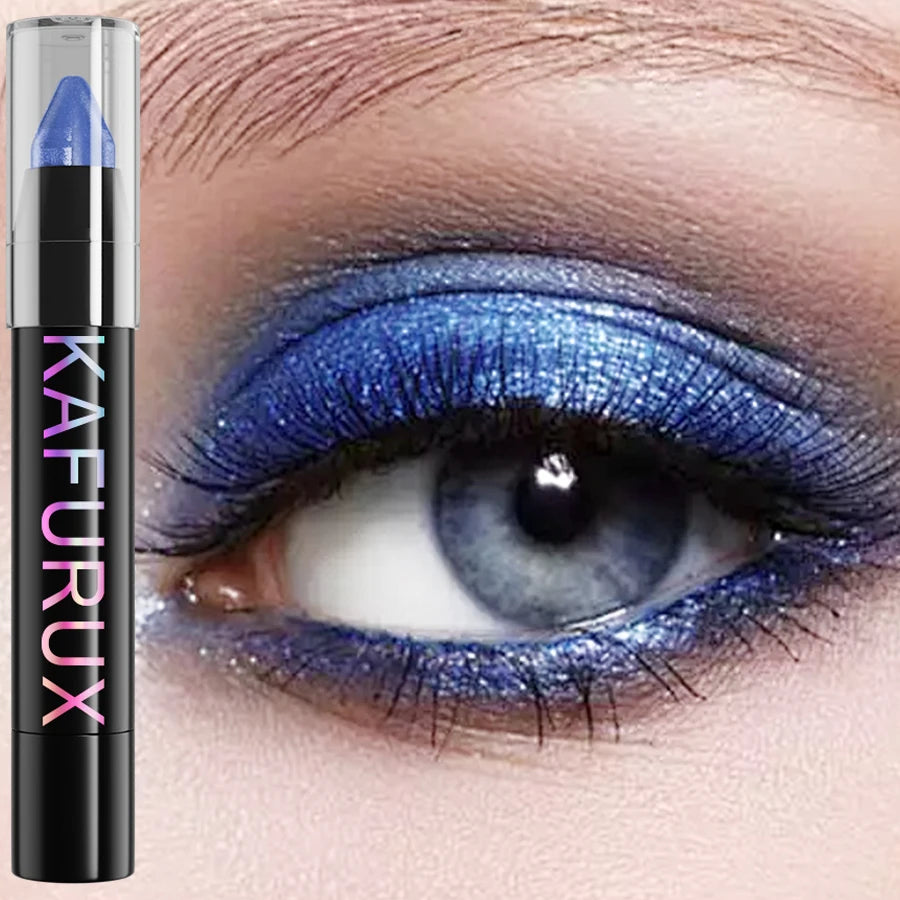 25 Colors Glitter Eyeshadow Eyeliner Pencil Waterproof Pearlescent