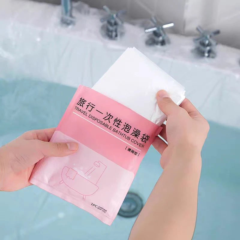 Anti Dirt Protective Film Disposable Bathtub Cover Portable Liner Qme