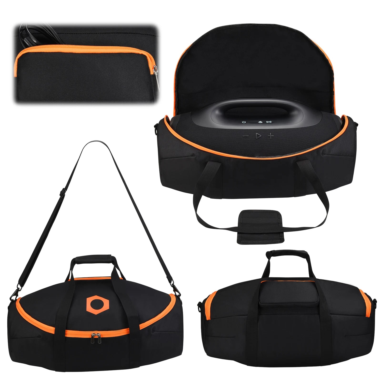 Portable Speaker Bag for JBL BOOMBOX 4 Speaker Sound Permeable Bags BOOMBOX 4 Transparent Box Outdoors Travel Carrying Case Qme