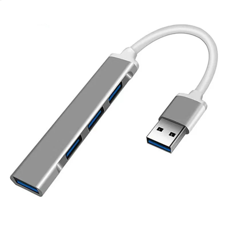 2PCS 4Port USB 3.0 Hub USB Hub High Speed type c Splitter 5Gbps For PC Computer Accessories Multiport HUB 4 USB 3.0 2.0 Ports Qme USB China Mainland