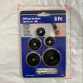 6-Piece High Speed Steel Mini Saw Blade Combination - Durable and Wear-resistant for Wood, Plastic and Metal, with Mandrel Qme 6PCS