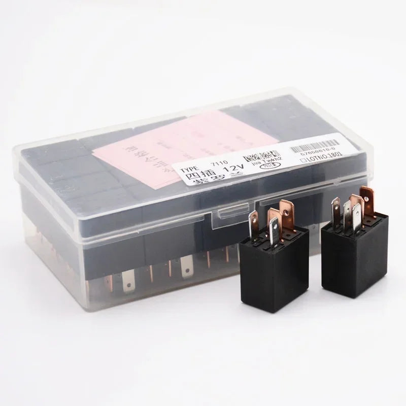 1pcs DC 12V 24V 40A Rated Current 1NO 1NC SPDT 4/5 Pins Car Automotive Alarm Relay Qme