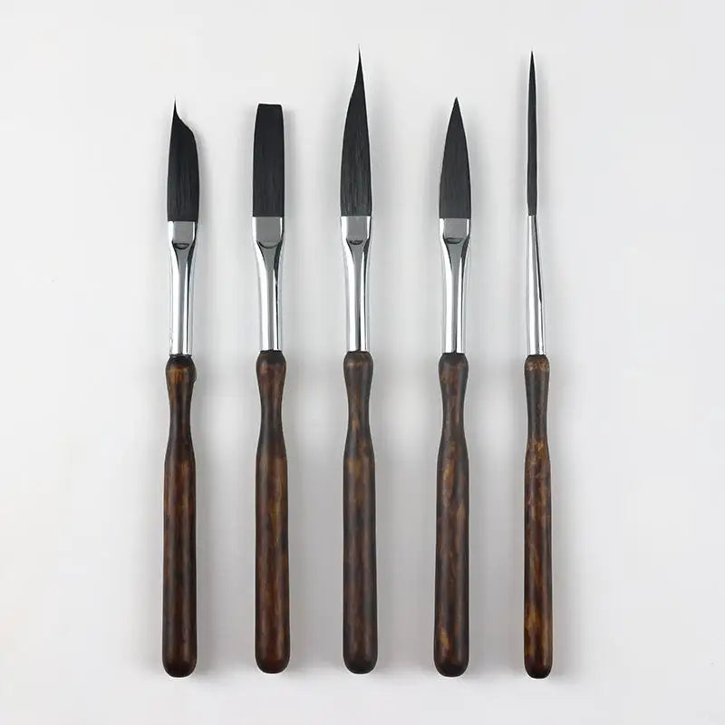 Watercolor Oil Painting Detail Brush Performance Portable Brushes Qme