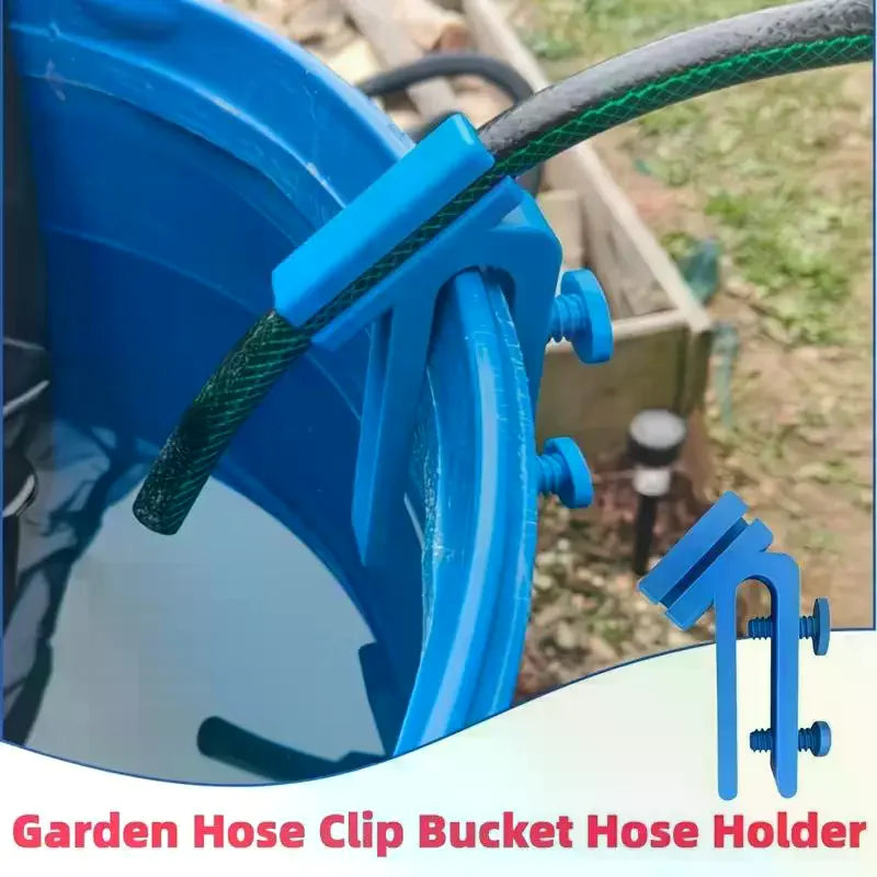 1PC Adjustable Plastic Water Pipe Clamp Curved Design Multifunctional Heavy Duty Hose Holder Easy Install Mounting Clip Qme