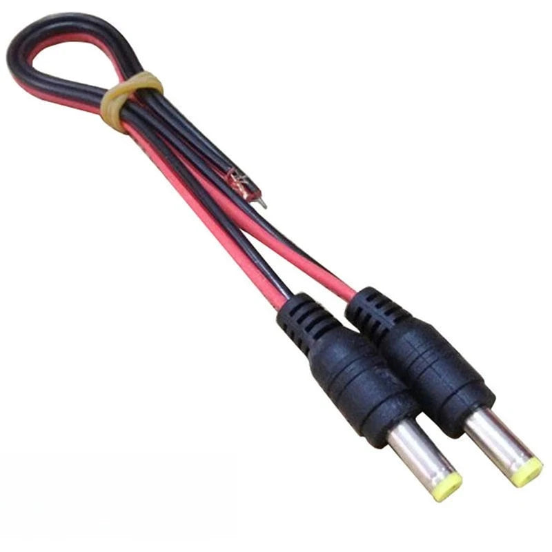 50pcs Male Female Plug 12V DC Power Pigtail Cable Jack for CCTV Camera Connector Tail Extension DC Wire Adapter 5.5 X 2.1mm Qme 50pcs 50 Male