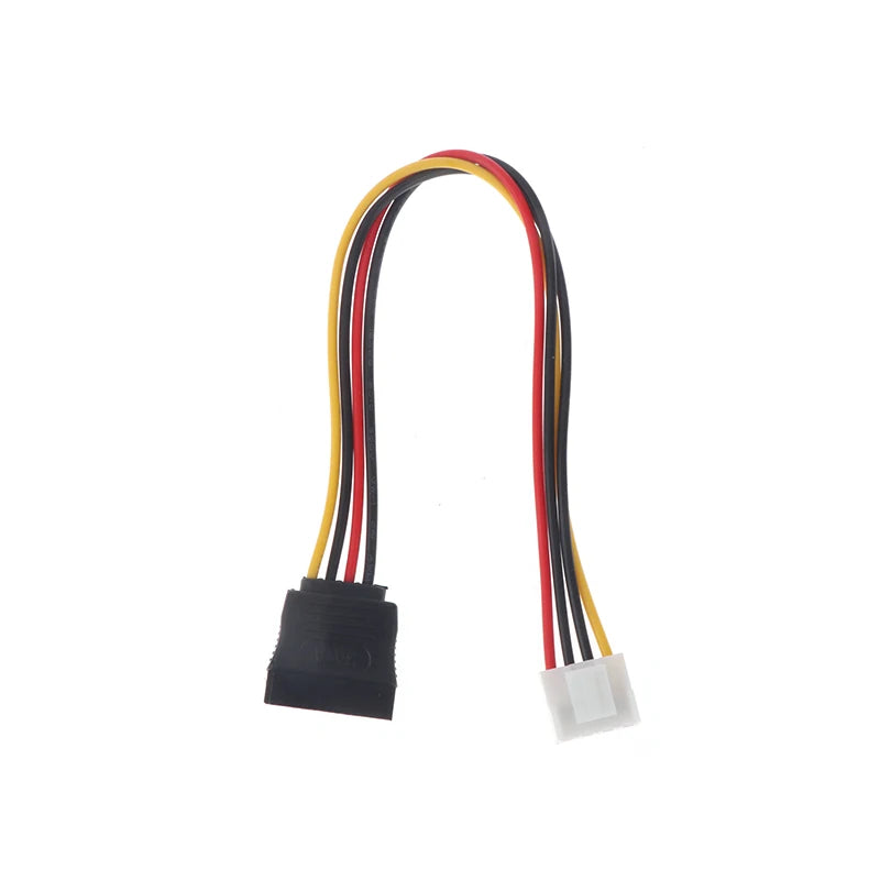 4Pin SATA Power Cable Hikvision DAHUA Mini VCR IP Camera CCTV Hard Qme