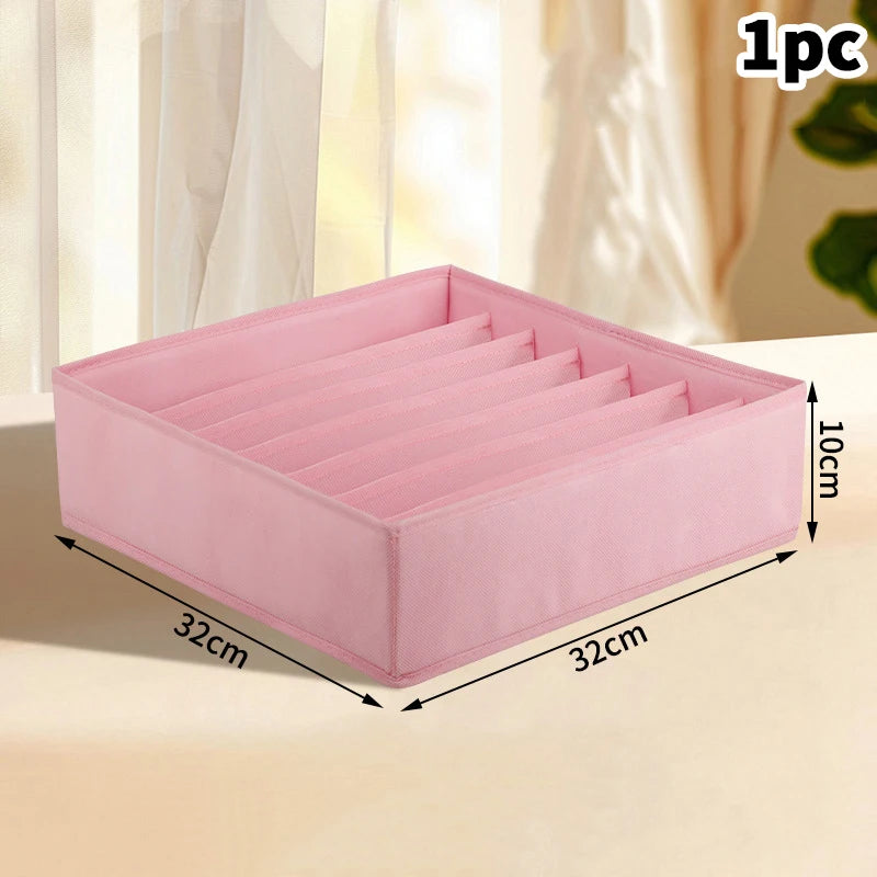 Household Wardrobe Box Cabinet Drawer Organizer Underwear Socks Bra