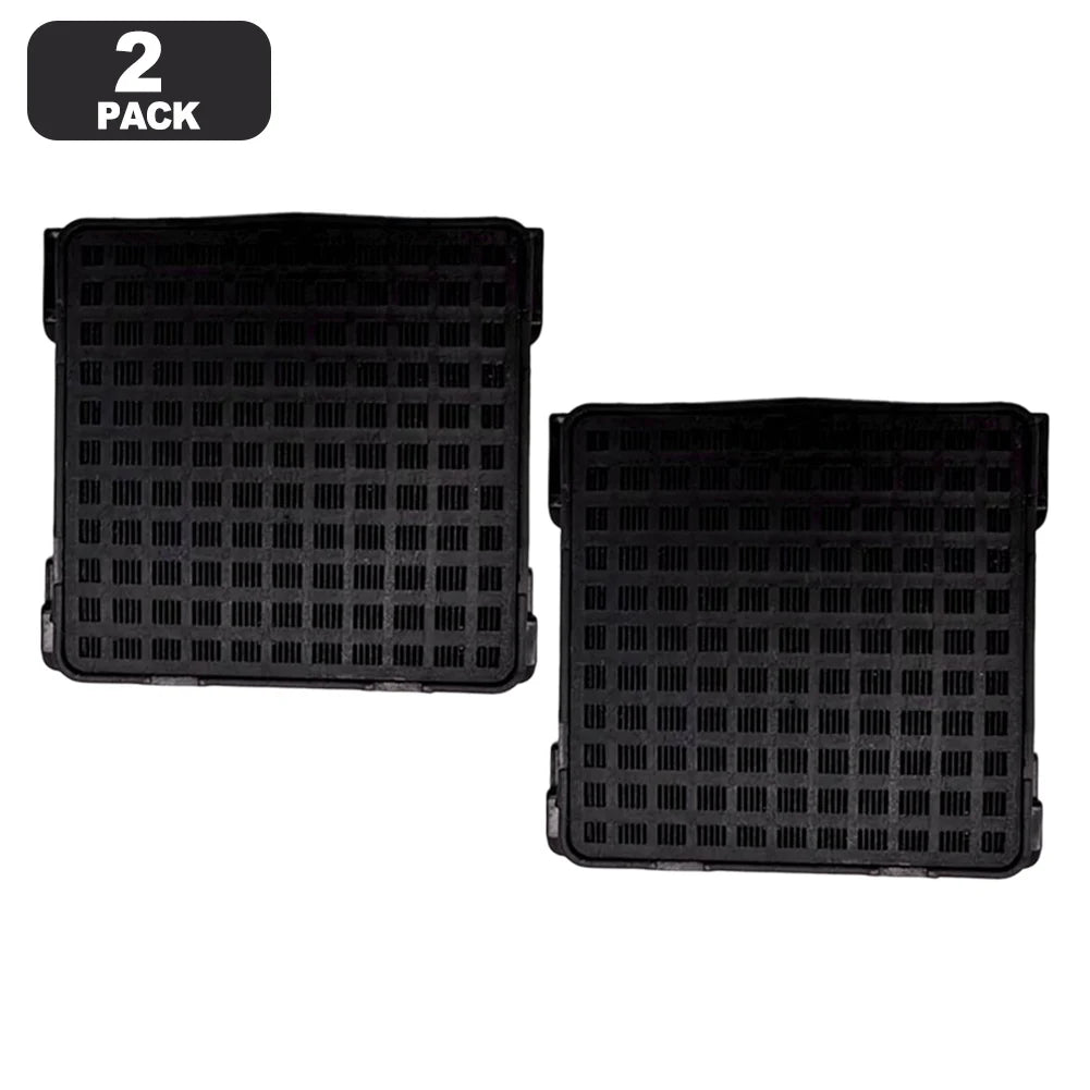 2/4pcs Activated Carbon Air Filter Replacement For Liebherr 9096989 9882429 9882460 Refrigerators 42 X 42 X 10 Mm Qme 2 PACK