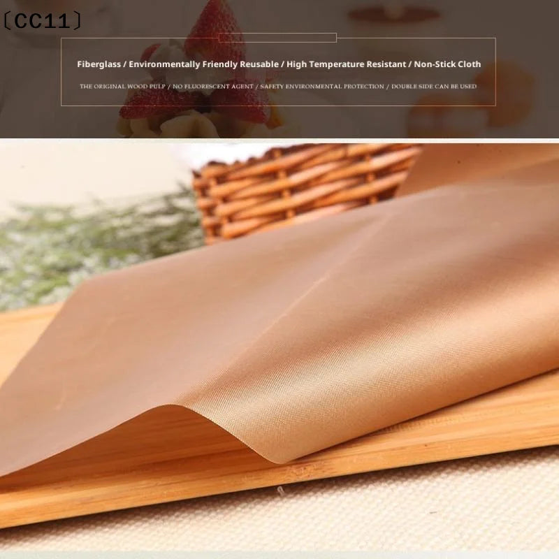 Reusable Resistant Baking Sheets Oil-proof Paper Cloth Oven Pad Qme