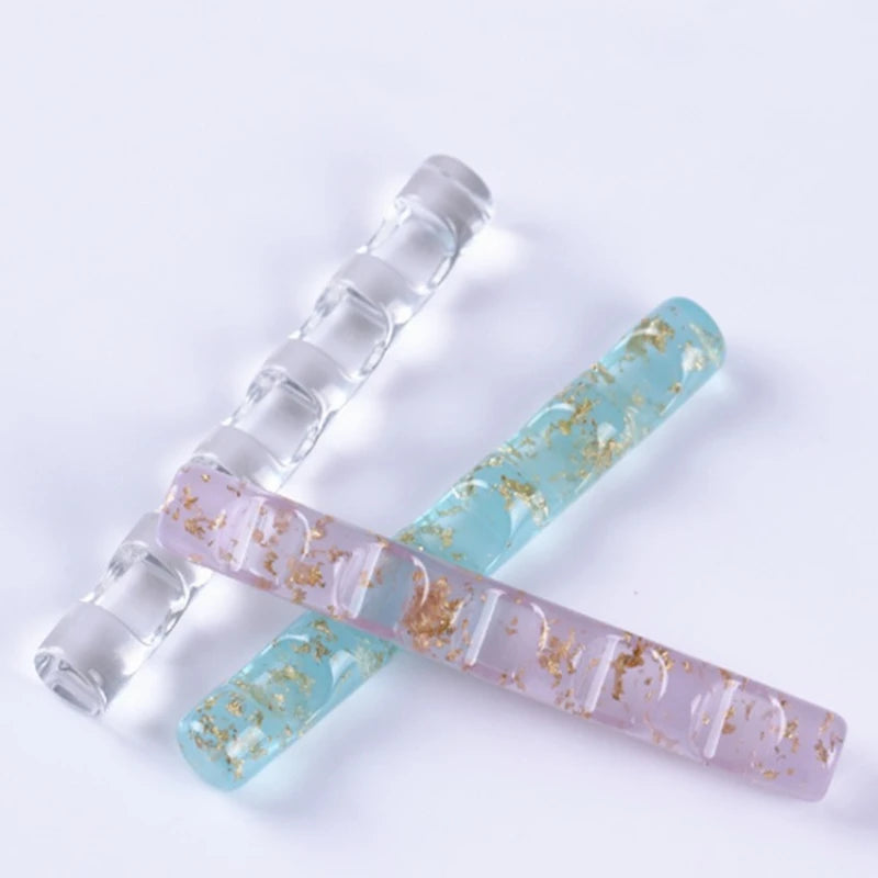 5Grid Nail Brush Holder Stand Salon Pen Rack Accessoire Brushes For Manicure Tool Acrylic Nail Art Brush Holder Carrier Storage Qme