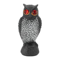 Owl Bird Deterrent Garden Decoy Plastic Scare Owl with Red Eyes Outdoor Bird Repellent for Patio Yard Balcony Qme Tiny cartoon little