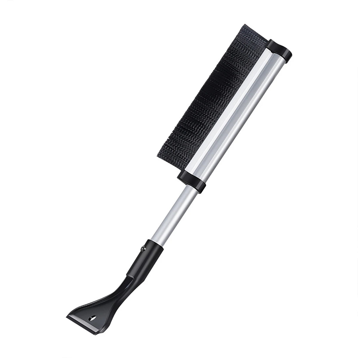 Car Snow Scraper Extendable Length Winter Ice Removal Tool Clear Qme black