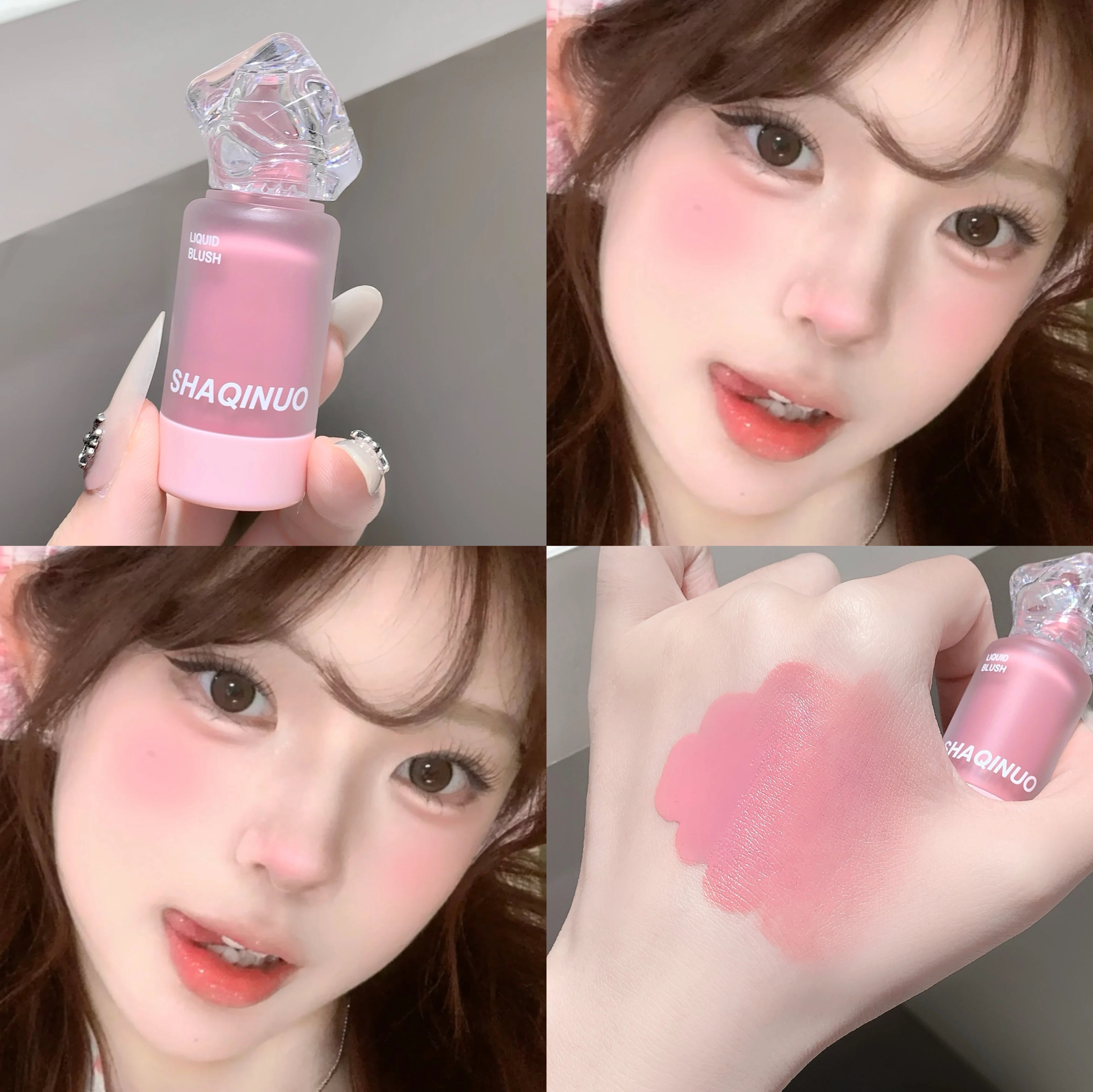 SHAQINUO Light Blush Liquid Moisturizing Mirror Vitality Whitening Qme S9076-03