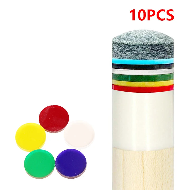 Complete Game Clear Tip Pads Diameter All Pool Cues Billiards Snooker Qme