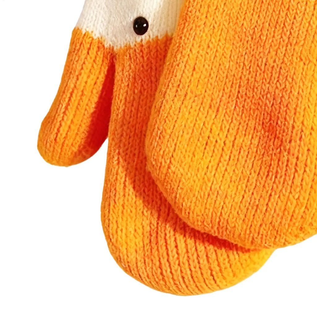 1 pair Cute Gloves Animal Mittens Warm Lining Winter Adorable Cute Animal Mittens For Girl Friend Sport Skiing Men Women Outdoor Qme