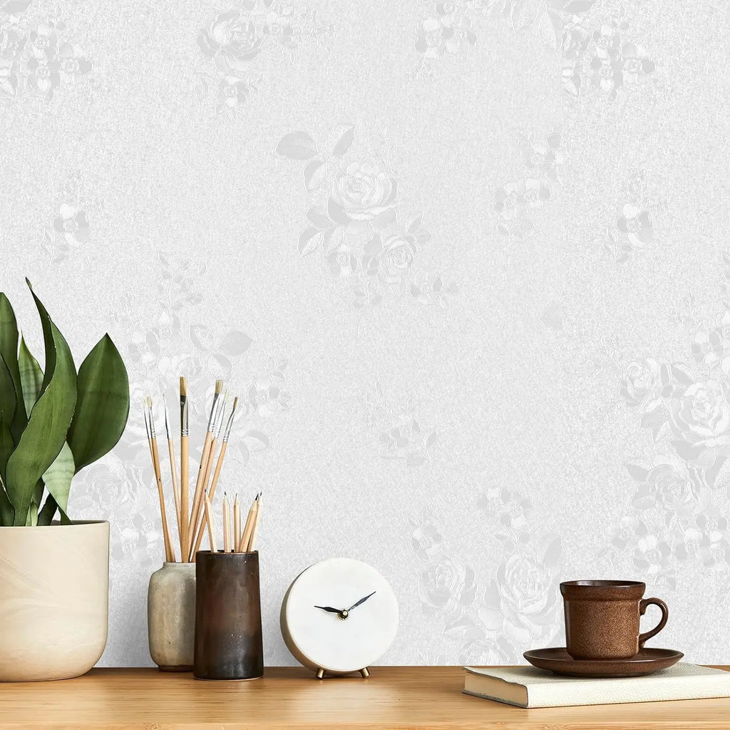 3D DIY Solid Vinyl Self-adhesive Wallpaper Walls Rolls Contact Paper Qme
