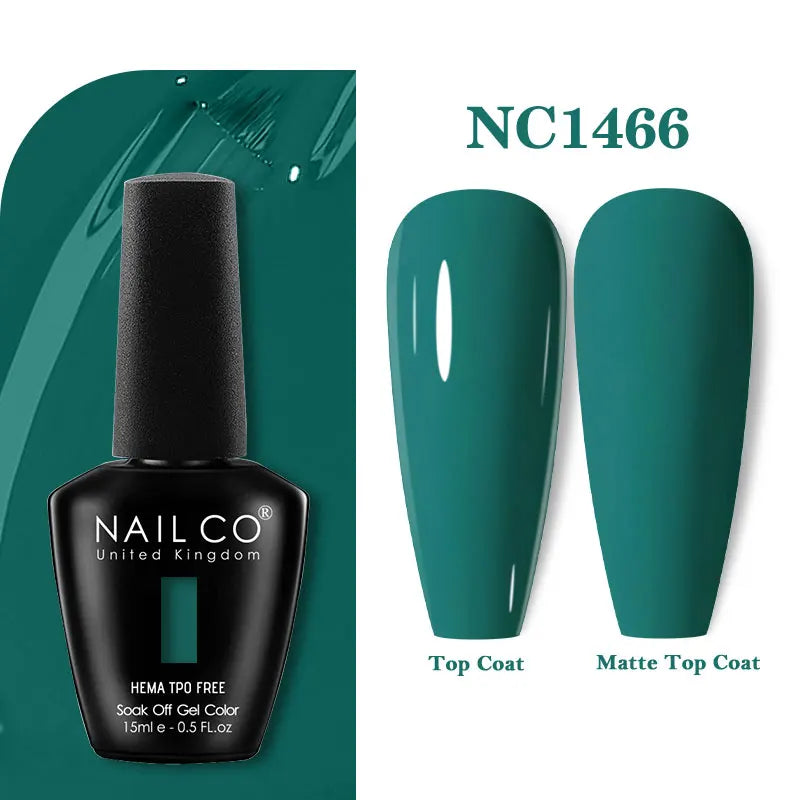 NAILCO Coat Base Gel Nail Polish Nails Art Semi Permanent Lacquer