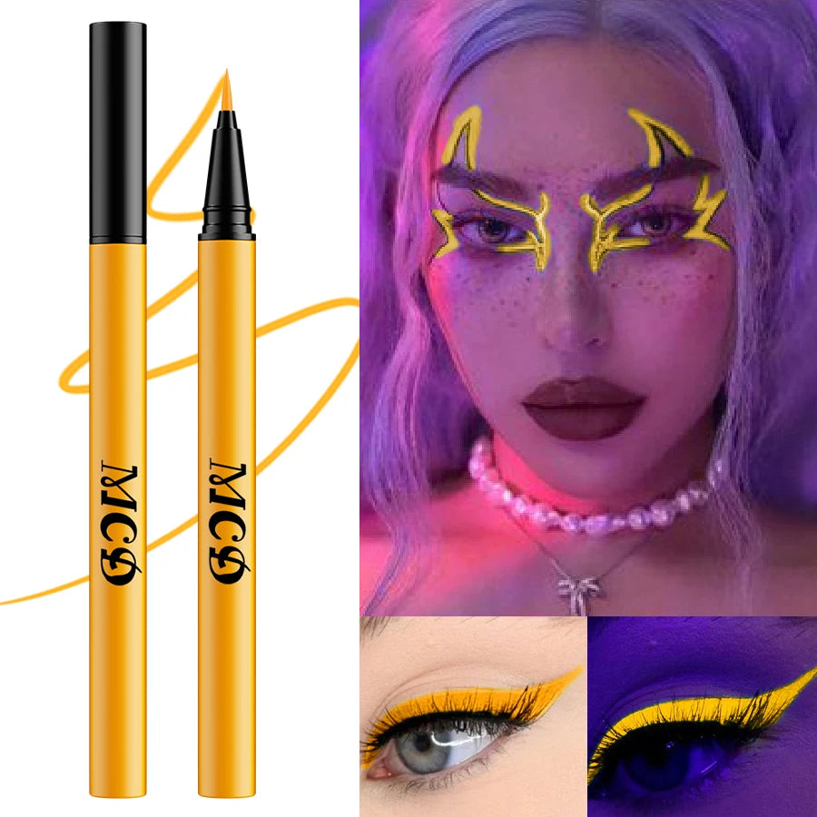 8 Colors Face Body Painting UV Light Neon Paint Art Makeup Blue Green Qme 01