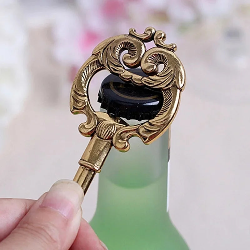 Metal Opener Alloy Party Favors Bottle Bar Kitchen Tool Vintage Key Qme