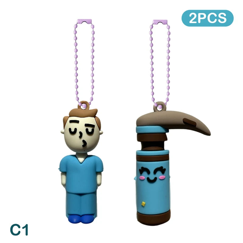 Ampoule Bottle Opener Keychain Rubber Breaker Cutter Aid Medication Qme B4