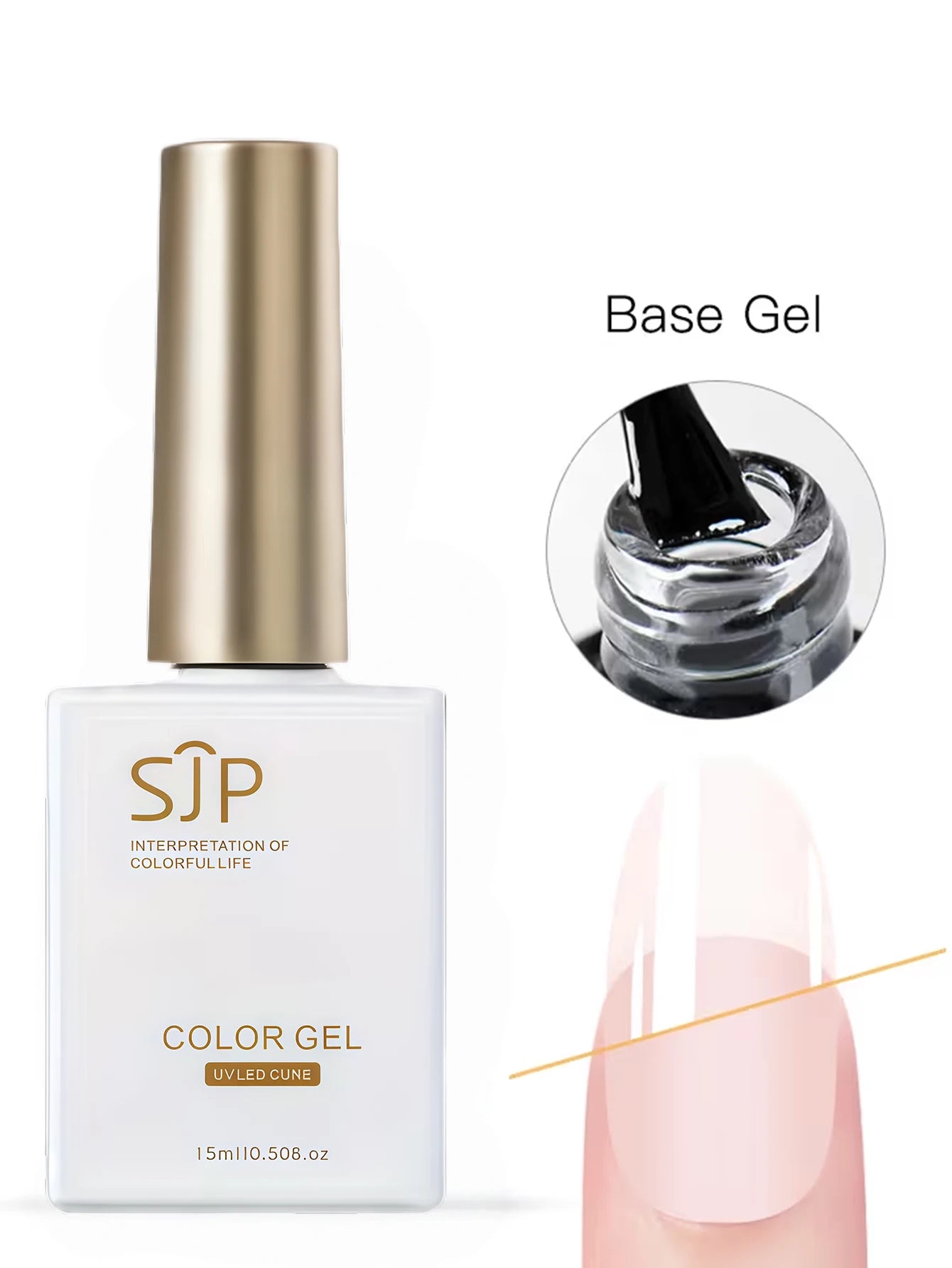 Nail Art Functional Gel UV Base Coat Extension Building Matte Qme 05