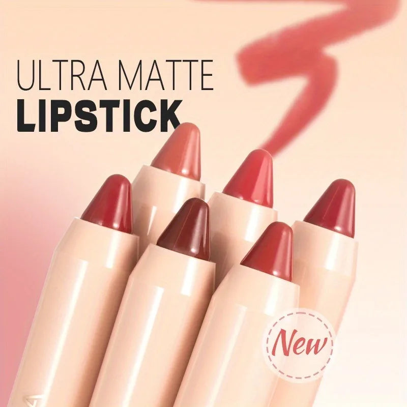 Lipstick Lipliner Pencil Long-lasting Waterproof Matte Finish Qme