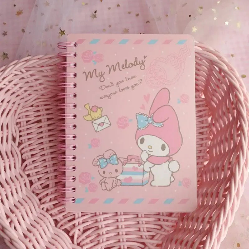 Hello Kitty Kuromi Planner Cute Ring-bound Notebook Simple Student Qme 2