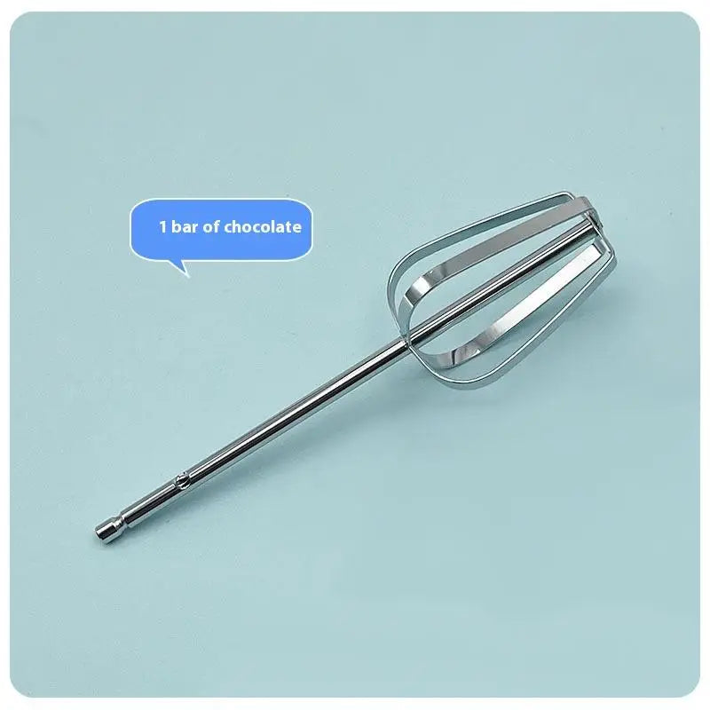 1 2 Electric Egg Beater Stirring Hook Stainless Steel Durable Qme A 1PCS