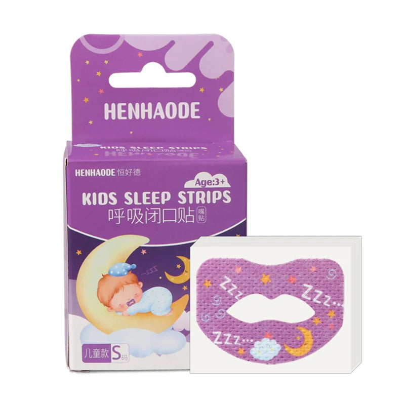 Breathing Correction Patch Shut Up Orthosis Tape Kids Cartoon Qme S Purple Children