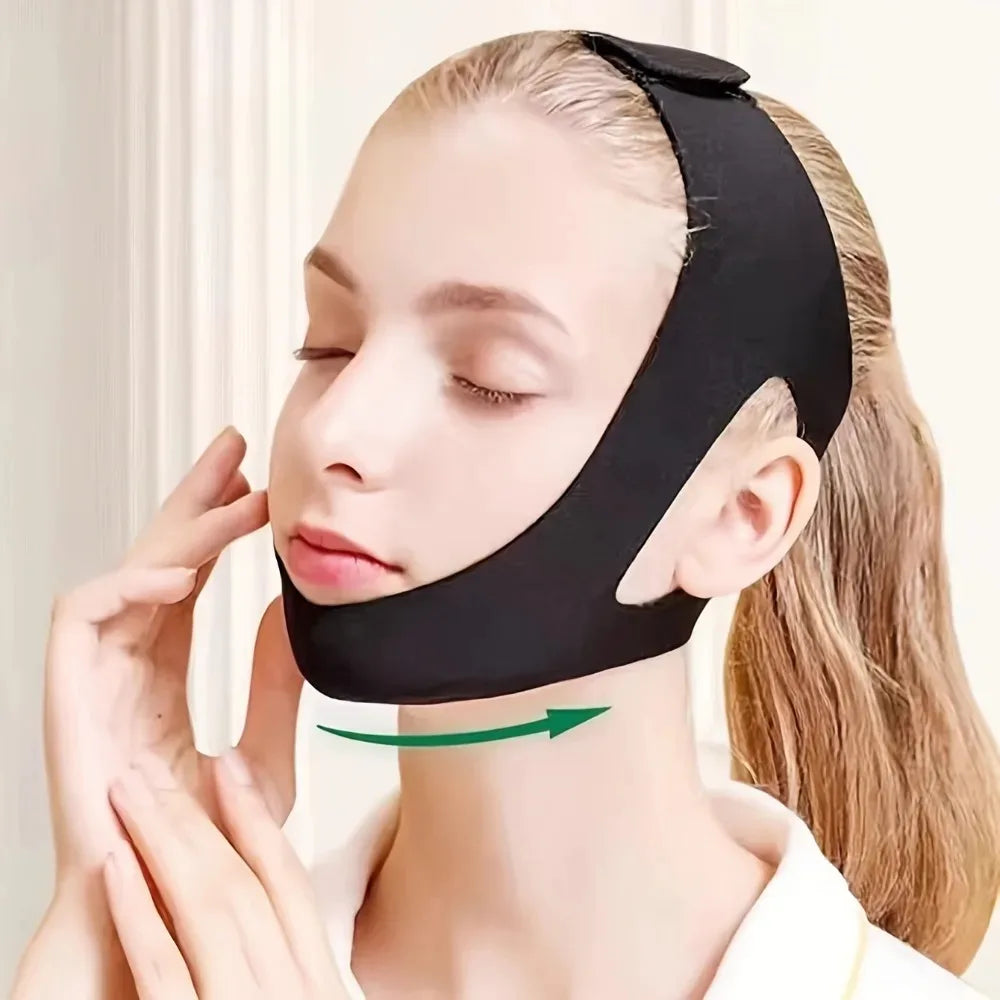 Adjustable Anti Snoring Chin Strap Breathable Comfortable Mouth Qme