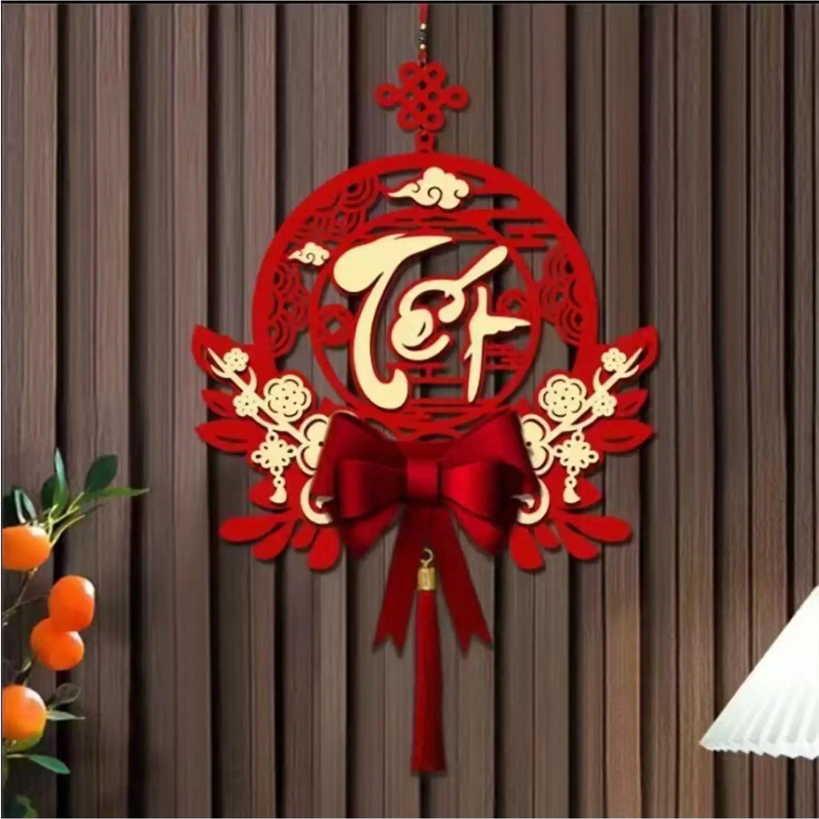Vietnamese Year Ornaments 2026 Wall Couplets Decorations Festival Qme