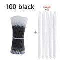 100/200/400 Pcs High Temperature Disappearing Heat Erasable Refill Set Fabric DIY Sewing Craft Clothing Marking Accessories Qme black 100 Pcs