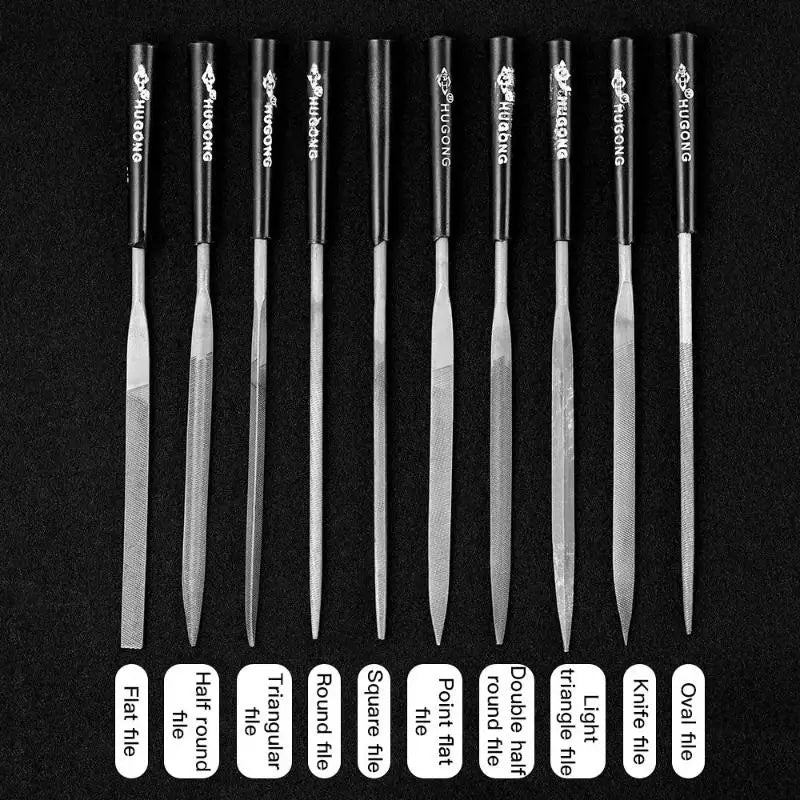 Metal Needle File Wood Rasp Polishing Hand Filetools Steel Needl Qme