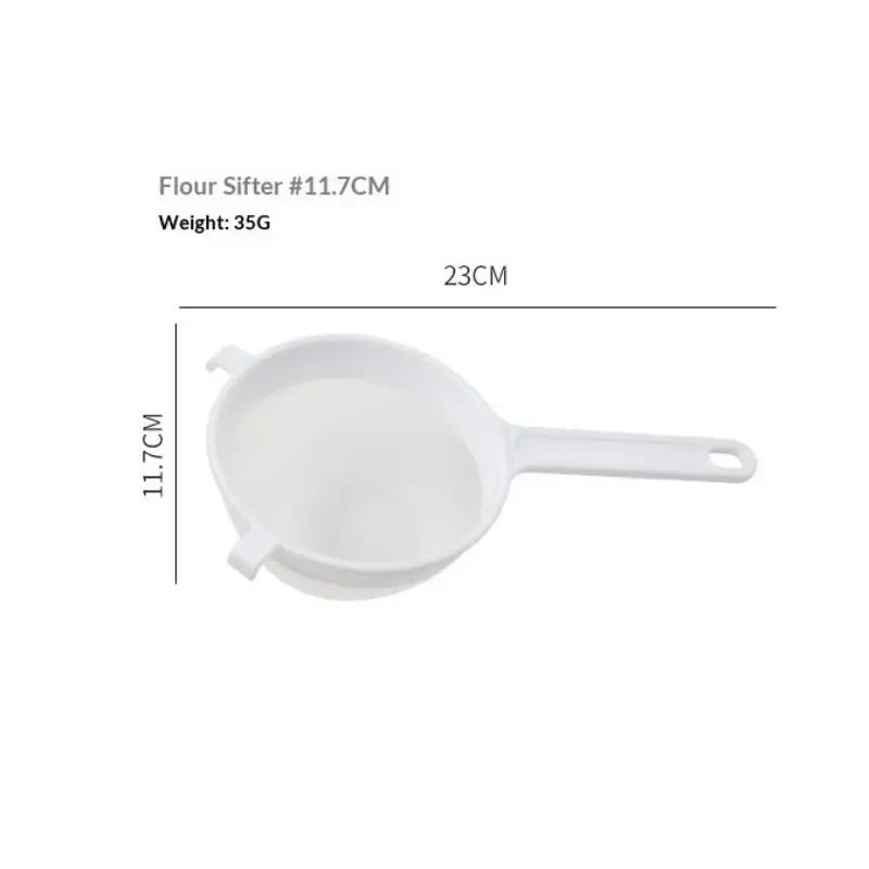 Coffee Filter Colanders Tools Plastic Fine Mesh Spoon Strainer Qme 12cm