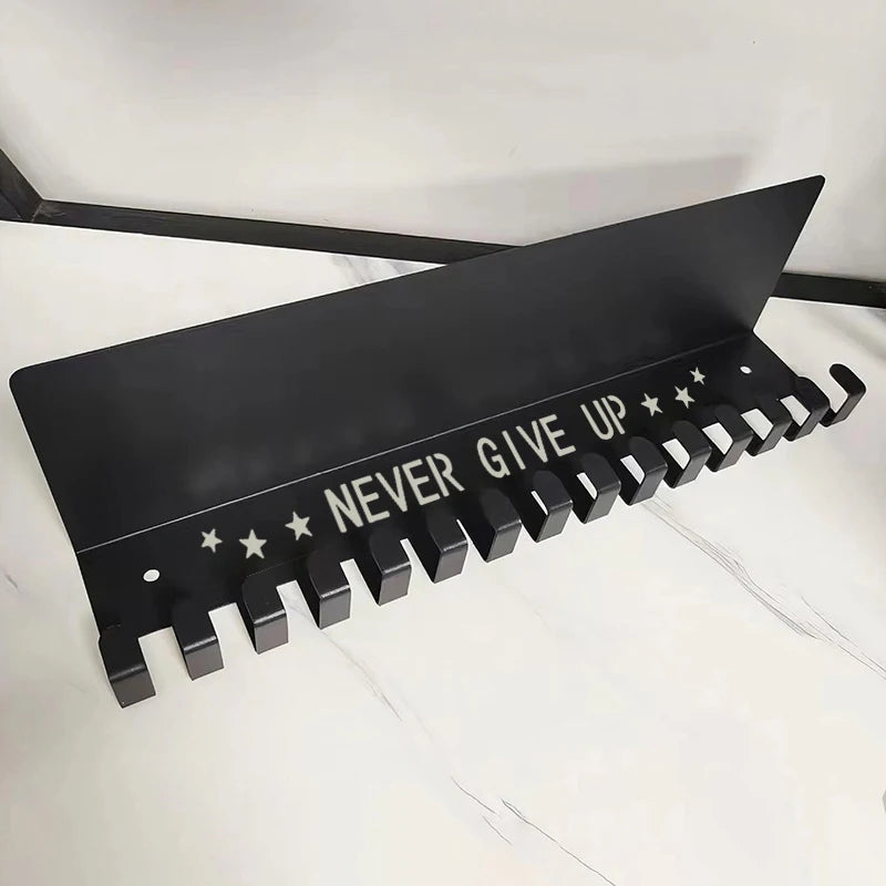 Metal Medal Hanger Holder Wall Mounted Large Capacity Award Race Qme