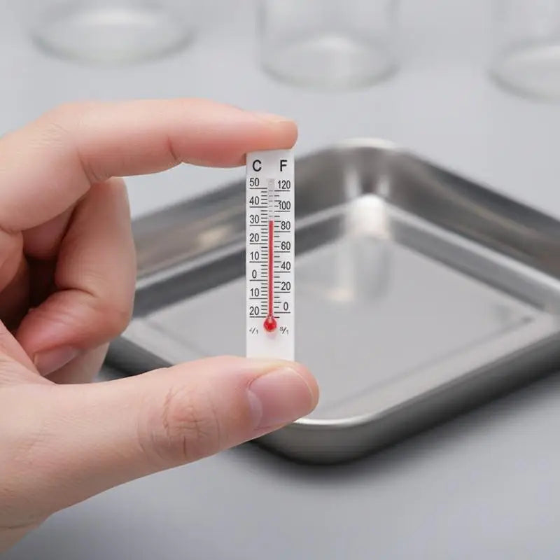5cmX1 Miniature Paper Cardboard Thermometer Indoor 20-50 Celsius Qme