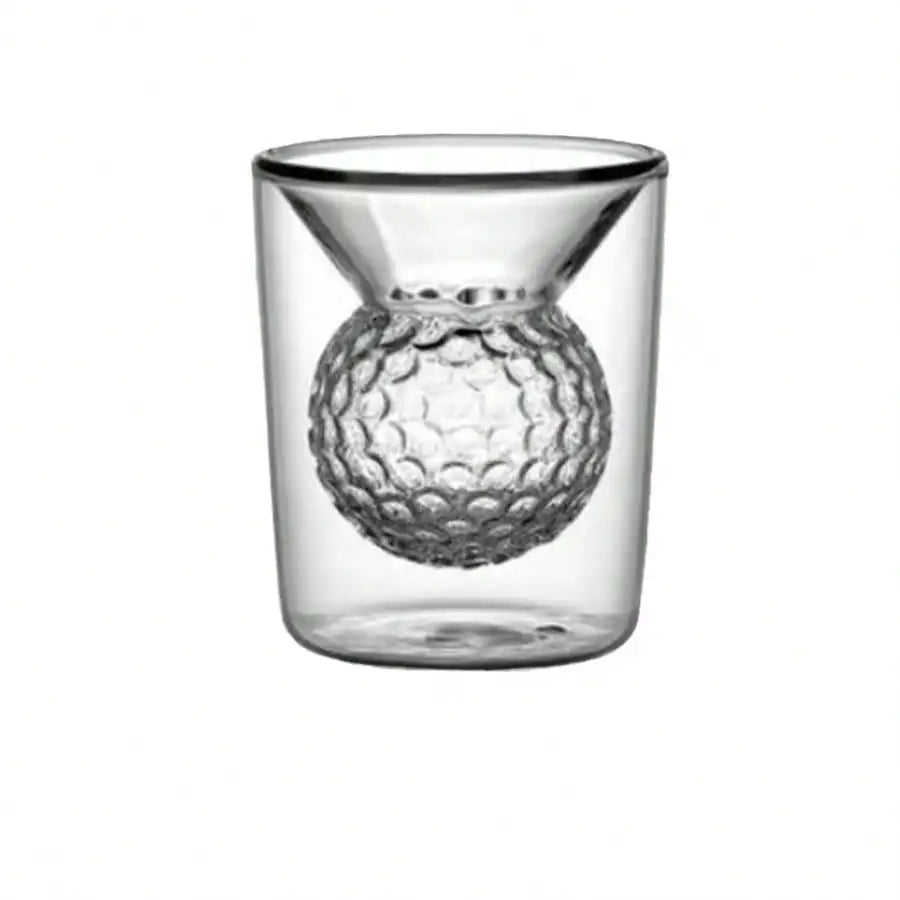 Golf Glass Cup Sports Minimalist Tea Insulated Borosilicate Liquor Qme 1pc 401-500ml