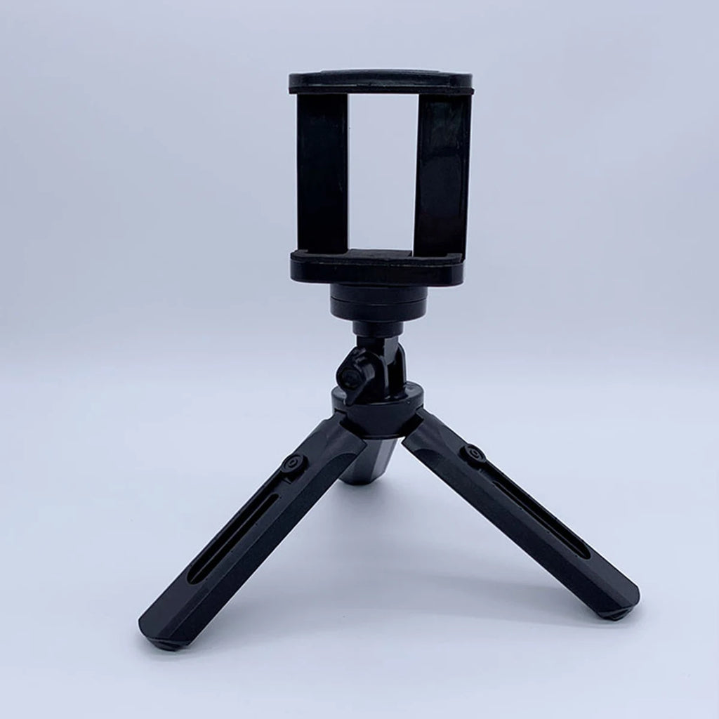 360 Rotating Tripod Mobile Live Streaming Stand Mini Retractable Qme