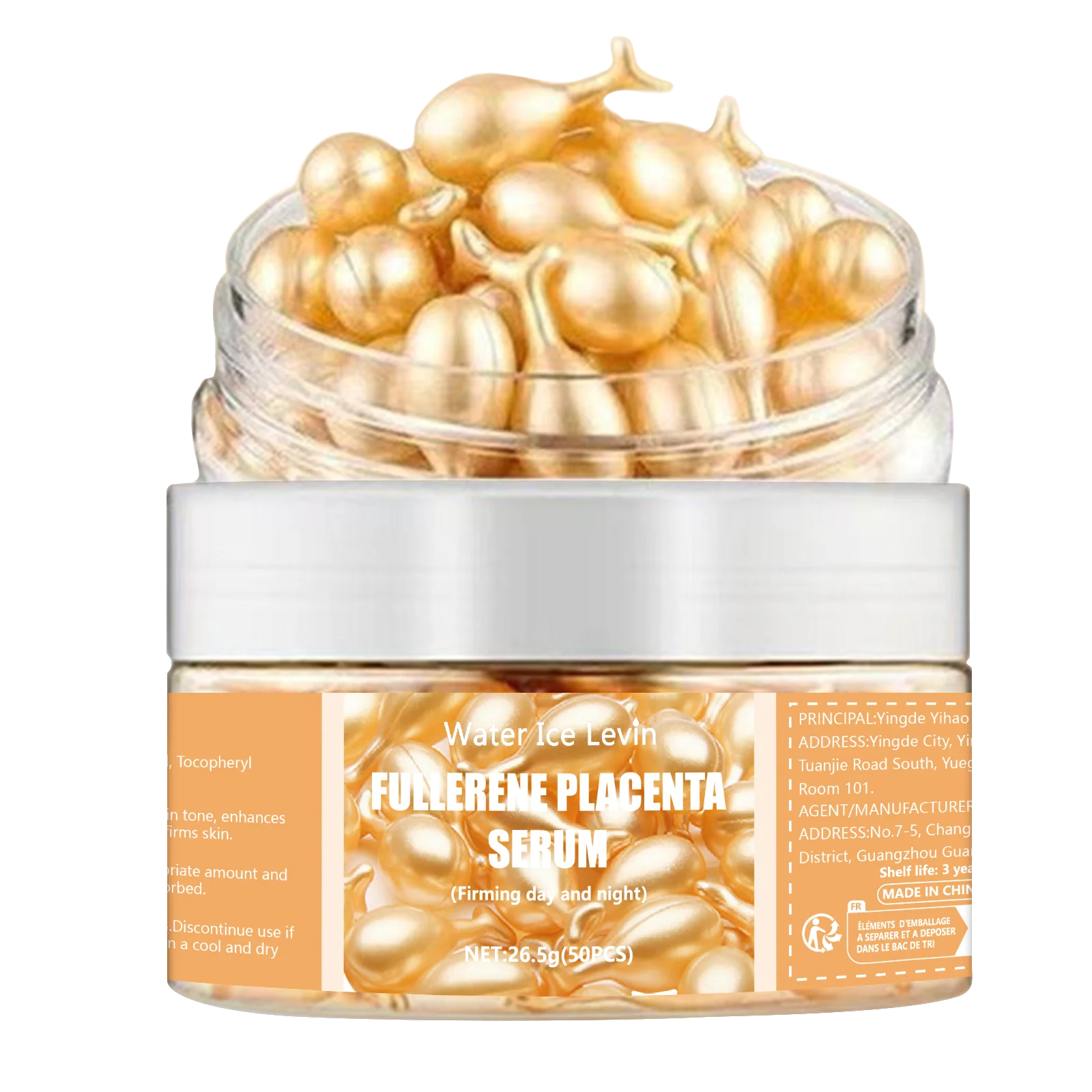 50Pcs Collagen Face Care Capsules Serum Spot Acne Wrinkle Remover Firming Whitening Hyaluronic Acid Essence Skin Care New style Qme 50Pcs 1 bottle