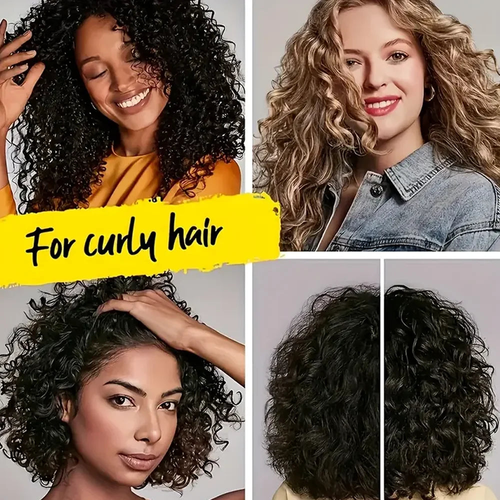 Perm, Latin Curls, Braids, and Curling Styling Cream, Give Hair a Natural, Voluminous, Long-Lasting Style, Moisturize and Nourish, Suitable for Wavy and Curly Hair, and Protect the Hair Qme