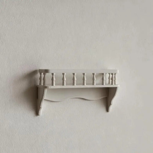 1 12 Dollhouse Simulation Wall Mounted Storage Rack Scene Decoration Qme