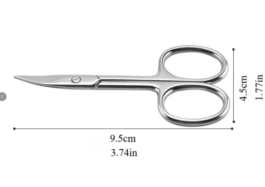 Professional Manicure Scissors Stainless Steel Cuticle Precision Qme